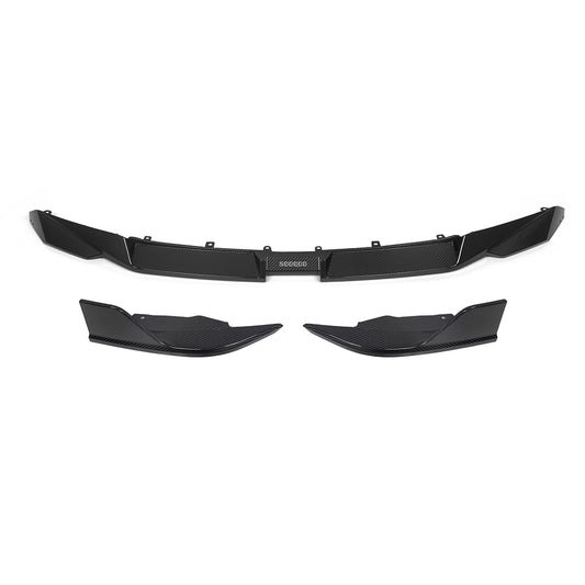 SQ Dry Carbon Fiber - Front Lip [BMW M8 F91 F92 F93]