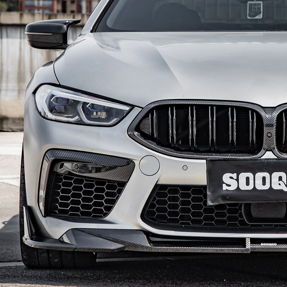SQ Dry Carbon Fiber - Front Lip [BMW M8 F91 F92 F93]
