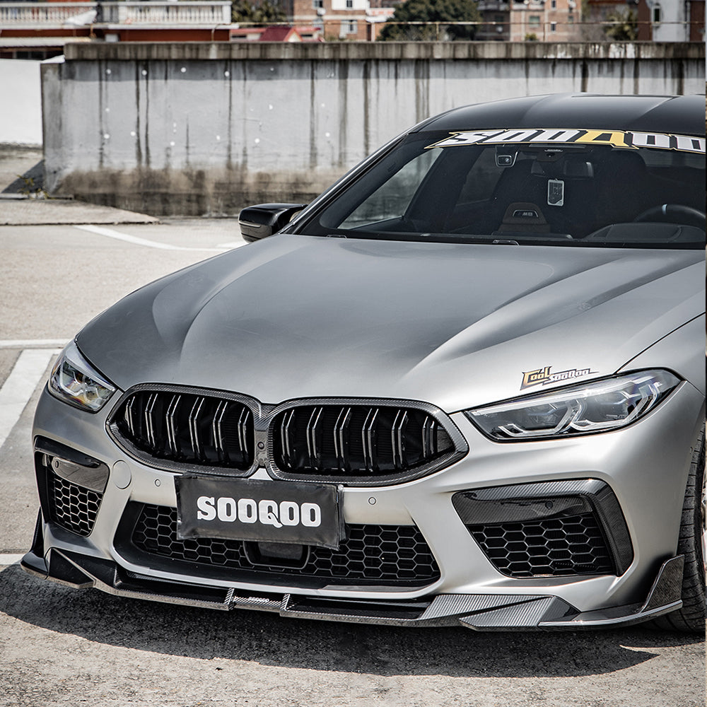 SQ Dry Carbon Fiber - Front Lip [BMW M8 F91 F92 F93]
