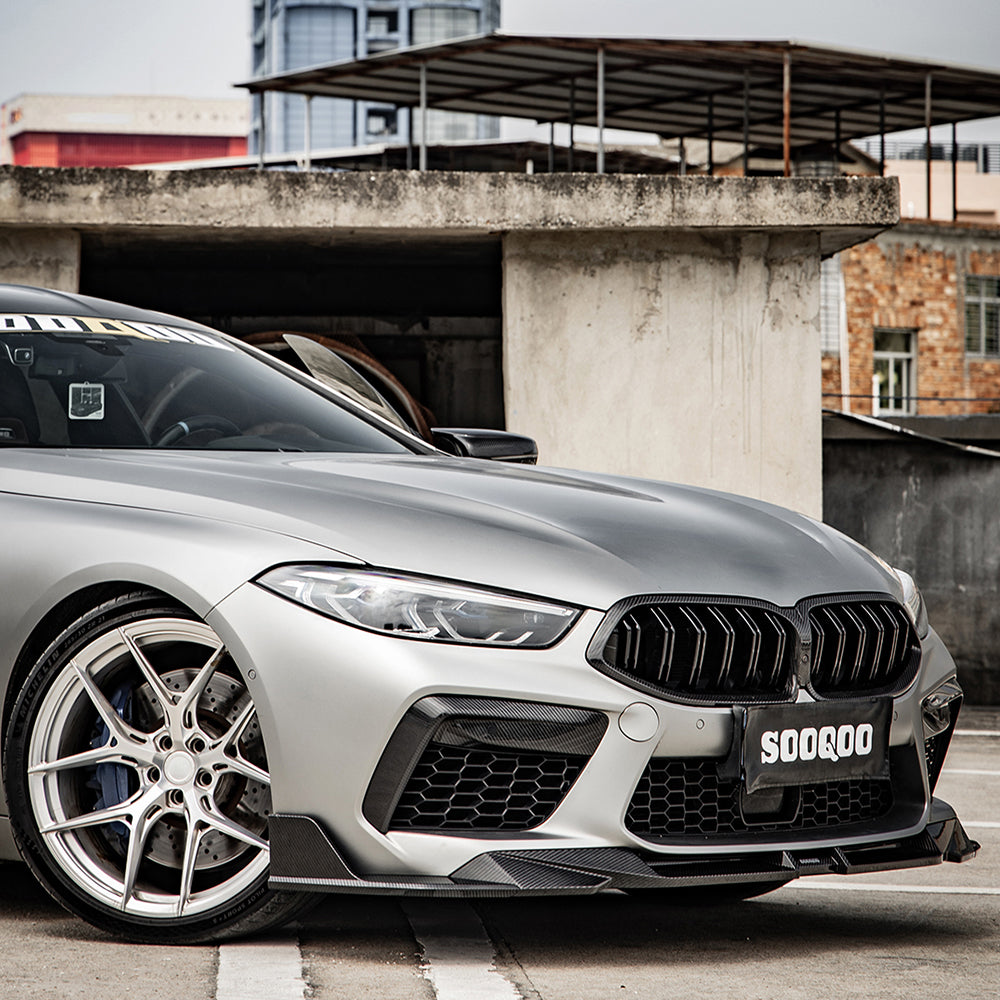 SQ Dry Carbon Fiber - Front Lip [BMW M8 F91 F92 F93]